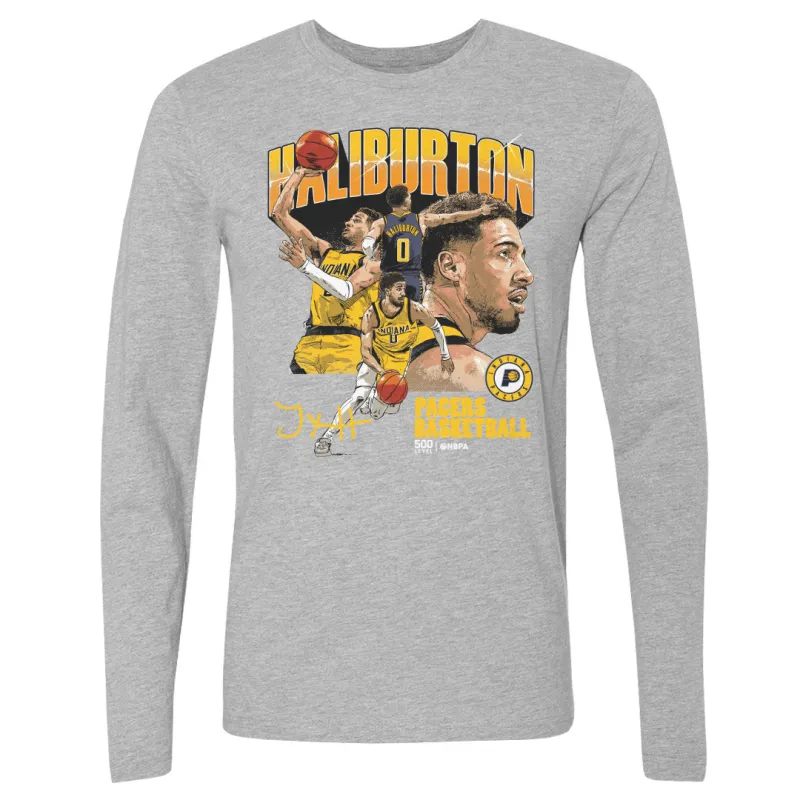 Tyrese Haliburton Indiana Pacers Collage WHT sold by 500 Level