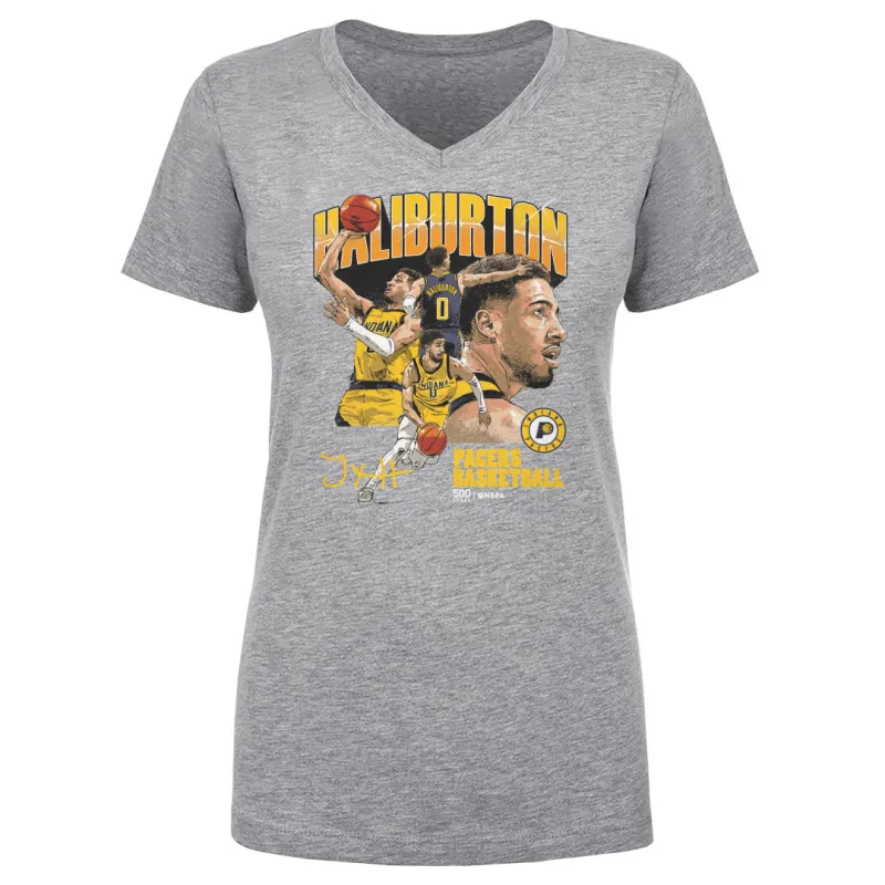 Tyrese Haliburton Indiana Pacers Collage WHT sold by 500 Level