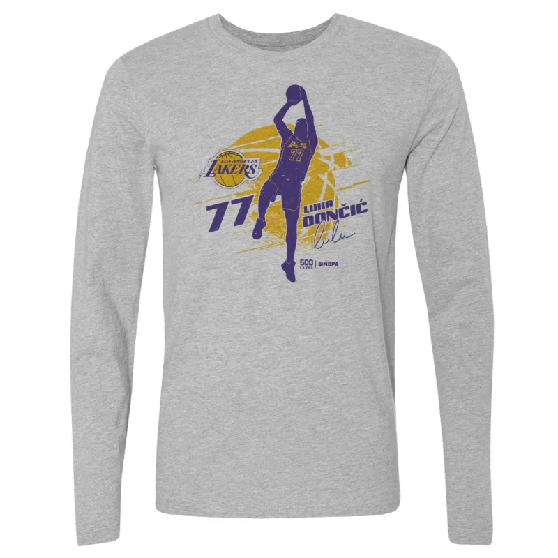 Luka Doncic Los Angeles Lakers Silhouette sold by 500 Level