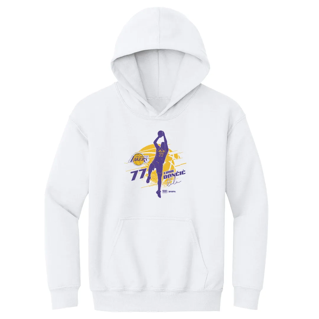 Luka Doncic Los Angeles Lakers Silhouette sold by 500 Level