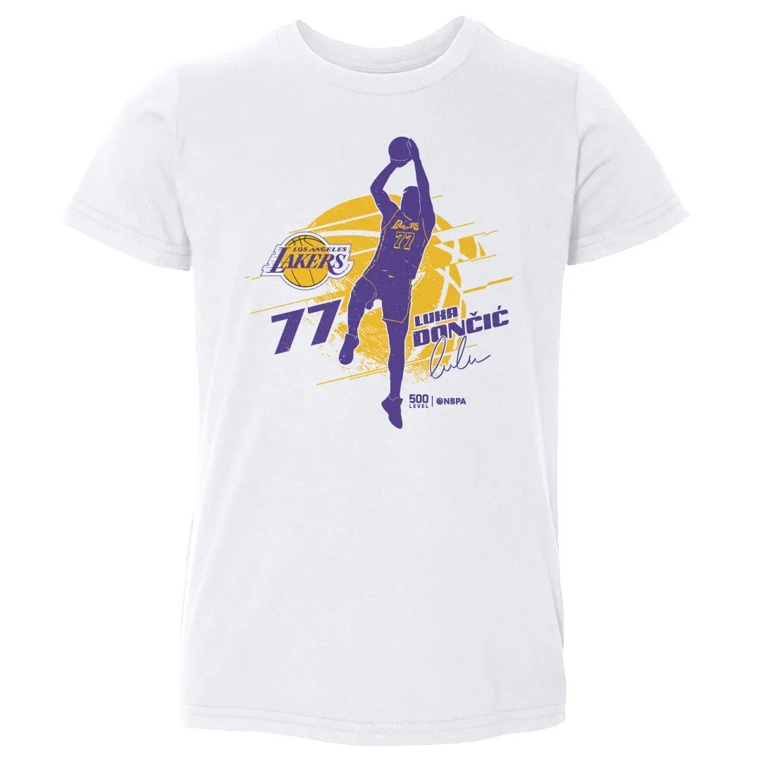Luka Doncic Los Angeles Lakers Silhouette sold by 500 Level