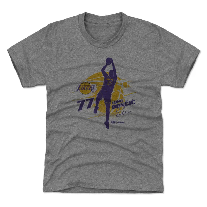 Luka Doncic Los Angeles Lakers Silhouette sold by 500 Level