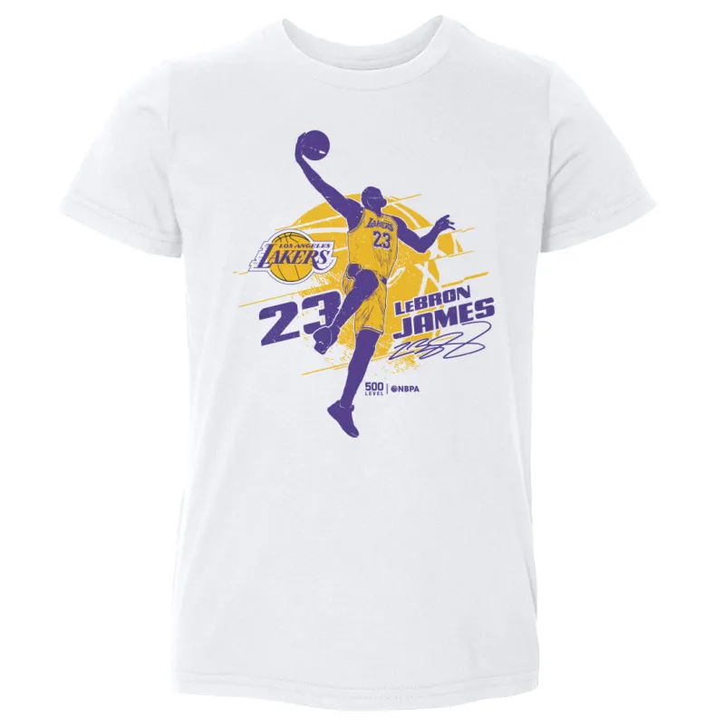 LeBron James Los Angeles Lakers Silhouette sold by 500 Level