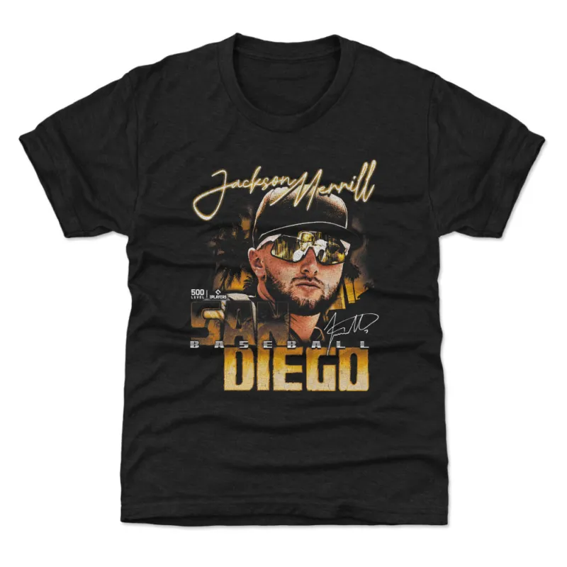 Jackson Merrill San Diego Grunge WHT sold by 500 Level