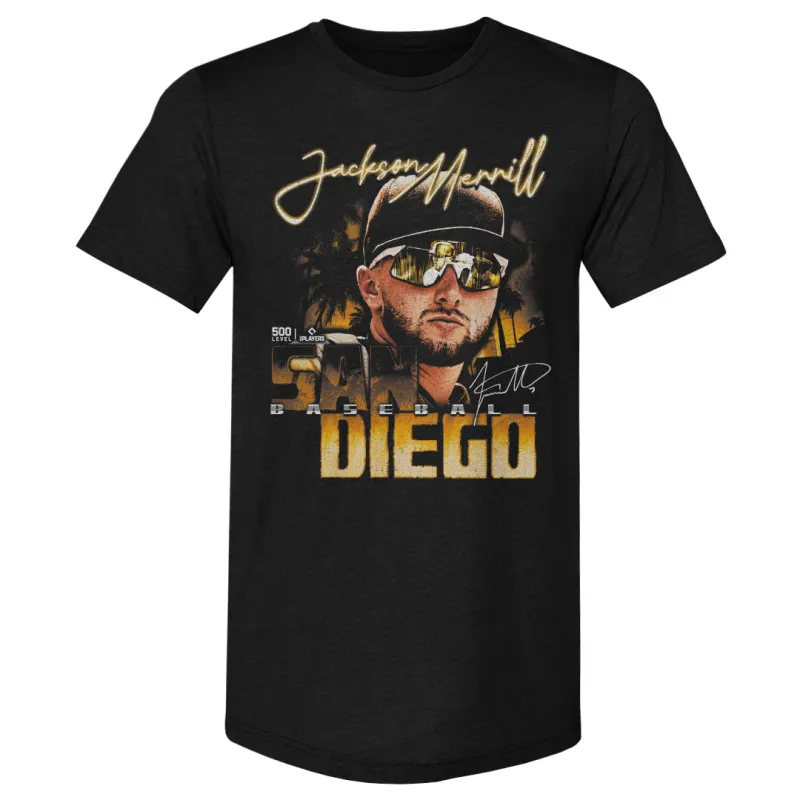 Jackson Merrill San Diego Grunge WHT sold by 500 Level