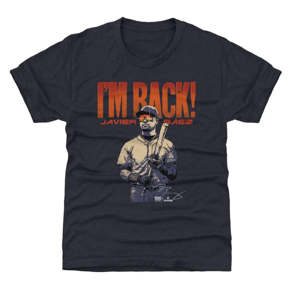 Javier Baez Detroit I'm Back WHT sold by 500 Level