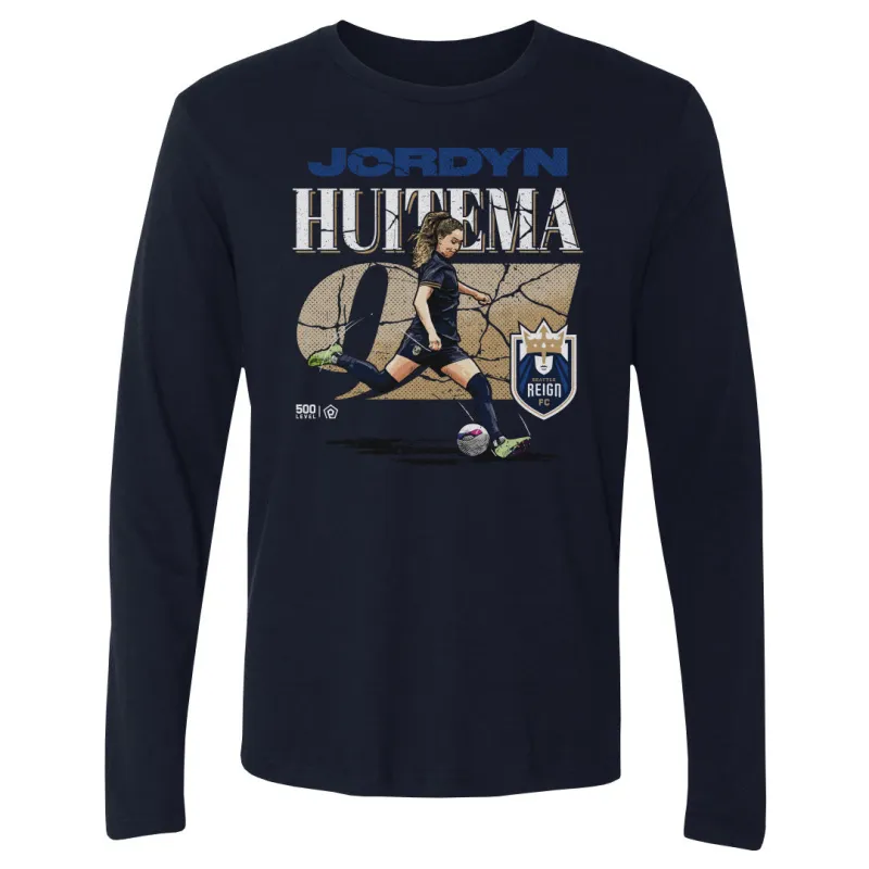 Jordyn Huitema Seattle Reign FC Cracked Number WHT sold by 500 Level