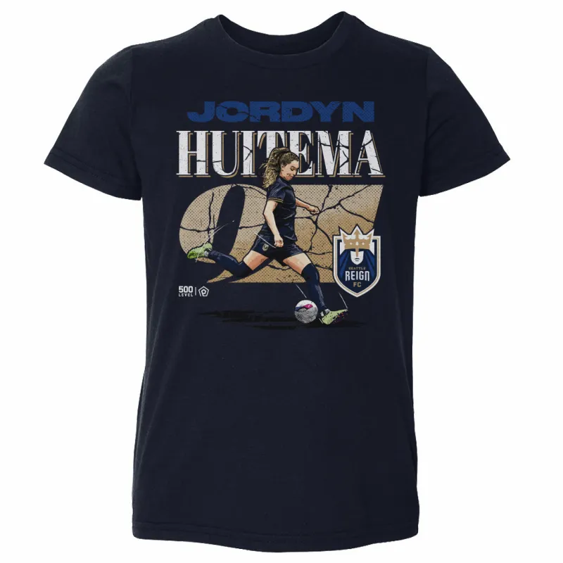 Jordyn Huitema Seattle Reign FC Cracked Number WHT sold by 500 Level