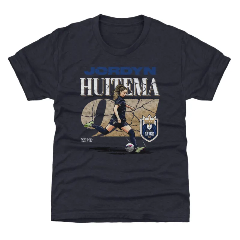 Jordyn Huitema Seattle Reign FC Cracked Number WHT sold by 500 Level