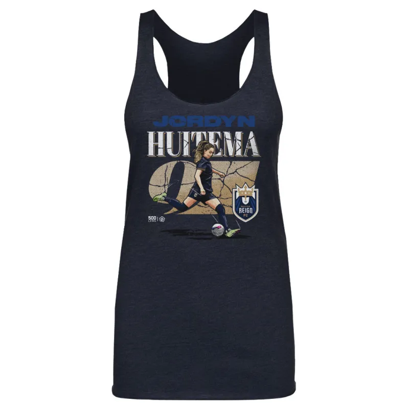 Jordyn Huitema Seattle Reign FC Cracked Number WHT sold by 500 Level