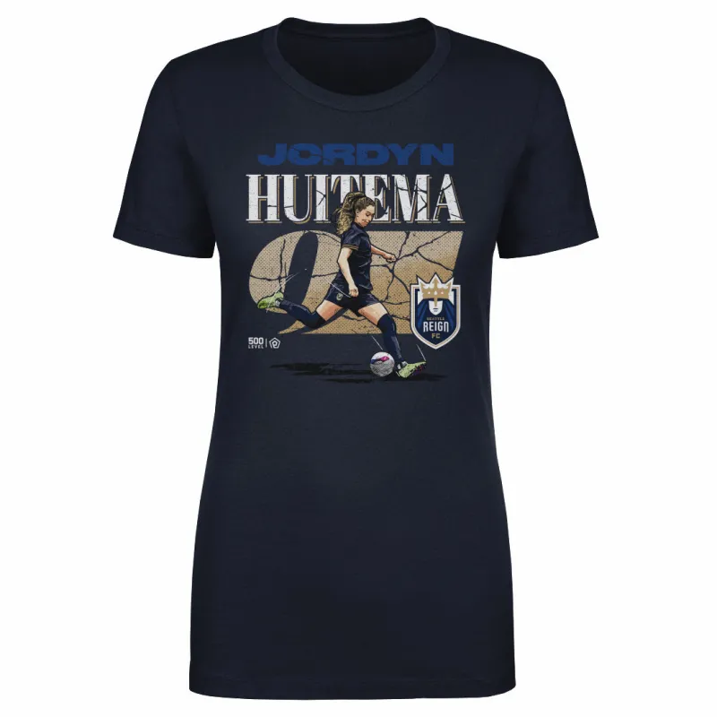 Jordyn Huitema Seattle Reign FC Cracked Number WHT sold by 500 Level