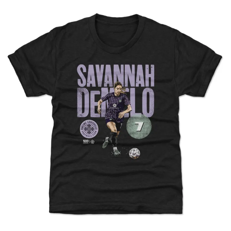 Savannah DeMelo Racing Louisville FC Bold WHT sold by 500 Level