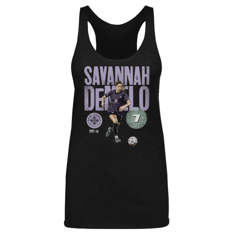Savannah DeMelo Racing Louisville FC Bold WHT sold by 500 Level