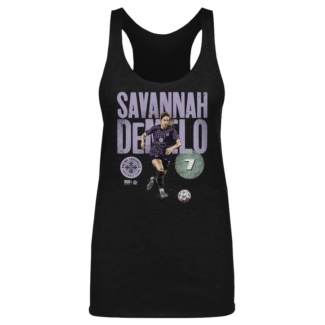 Savannah DeMelo Racing Louisville FC Bold WHT sold by 500 Level