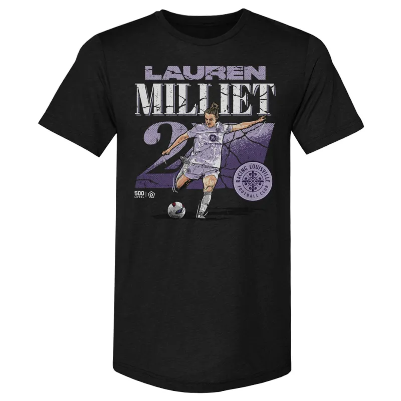 Lauren Milliet Racing Louisville FC Cracked Number WHT sold by 500 Level