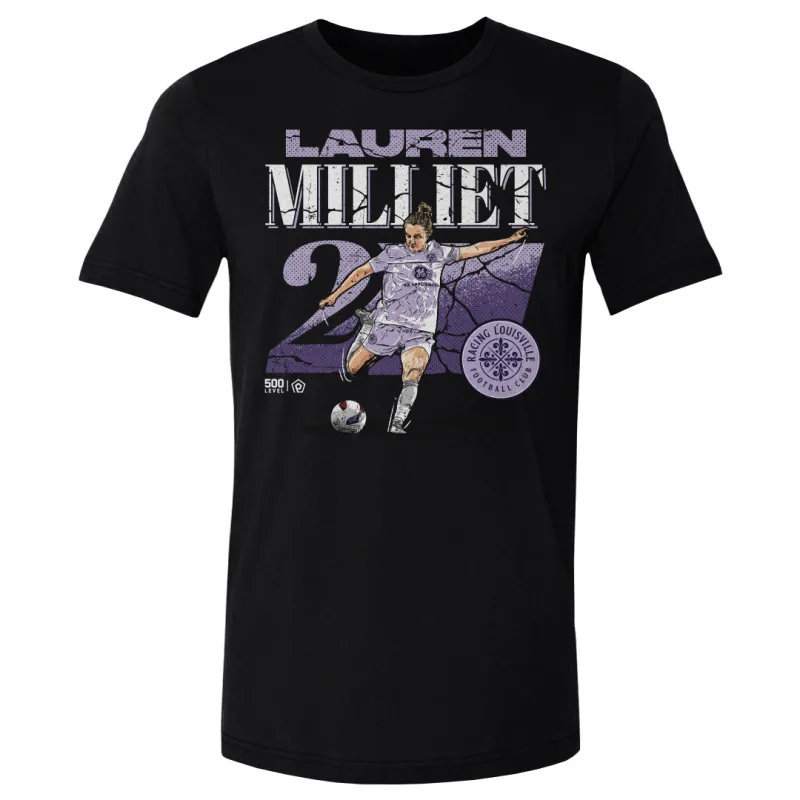 Lauren Milliet Racing Louisville FC Cracked Number WHT sold by 500 Level