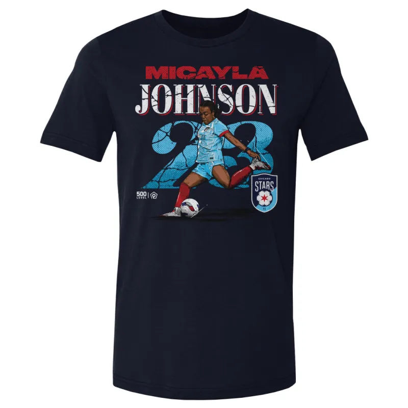 Micayla Johnson Chicago Stars FC Cracked Number WHT sold by 500 Level