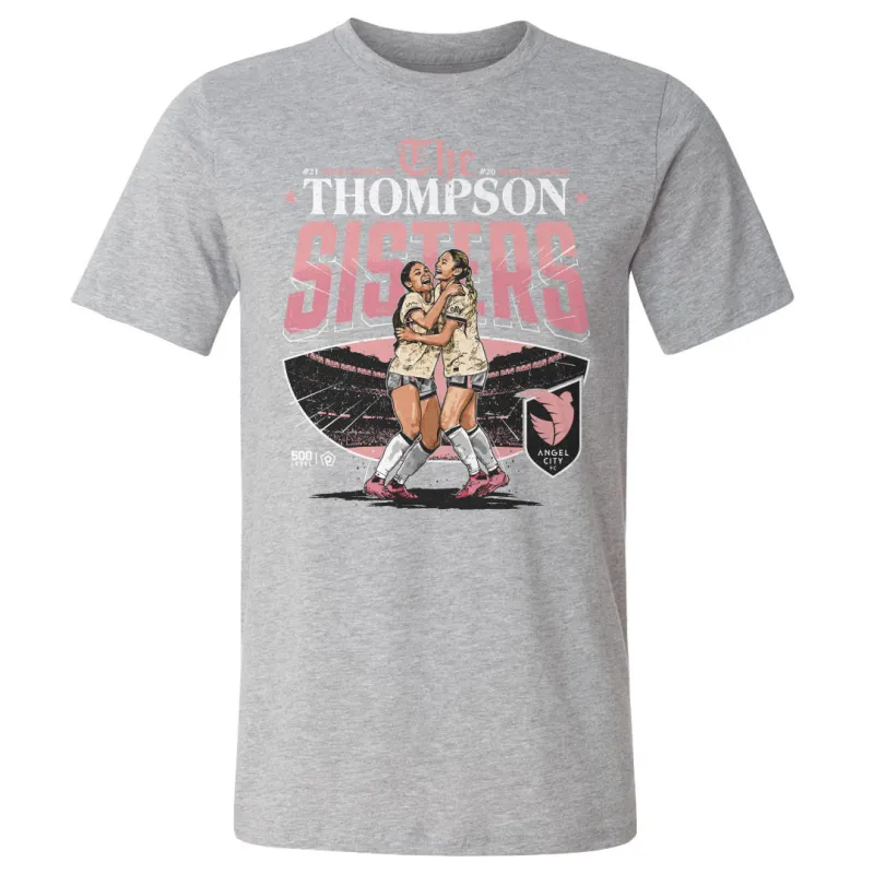 Alyssa Thompson & Gisele Thompson Angel City FC Sisters WHT sold by 500 Level