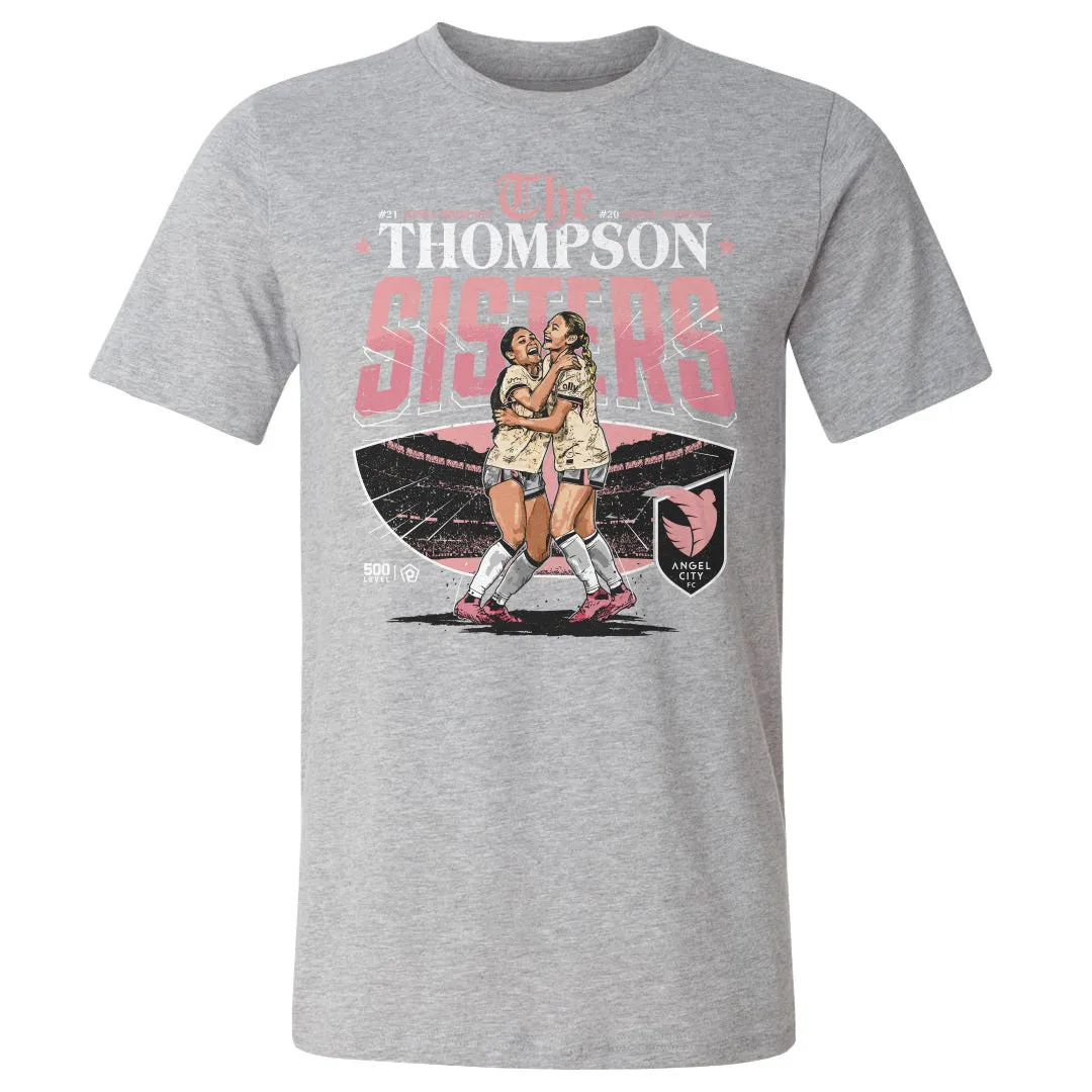 Alyssa Thompson & Gisele Thompson Angel City FC Sisters WHT sold by 500 Level