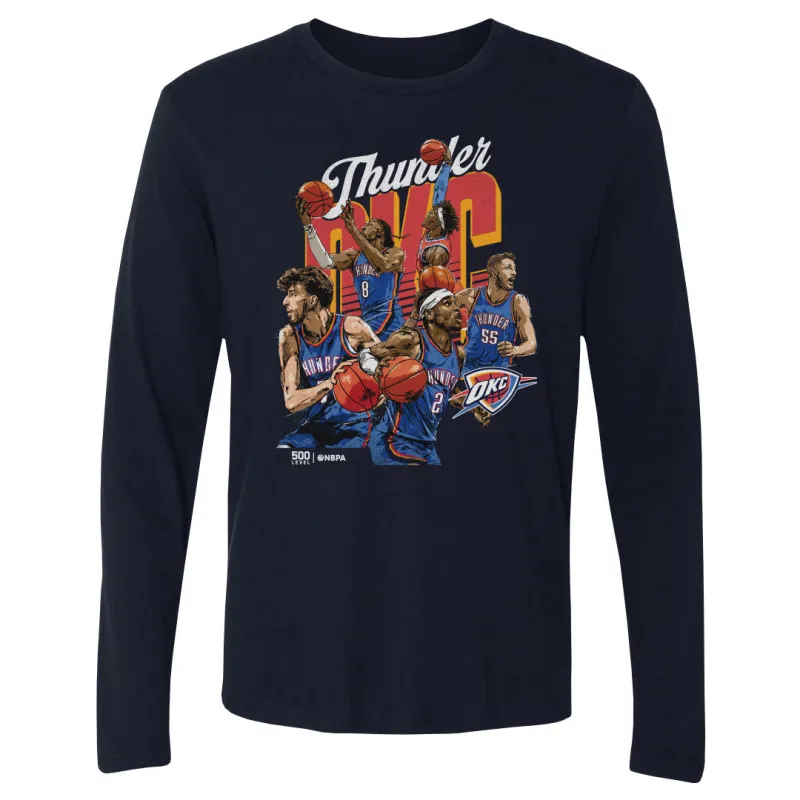 Oklahoma City Thunder Starting 5 WHT sold by 500 Level