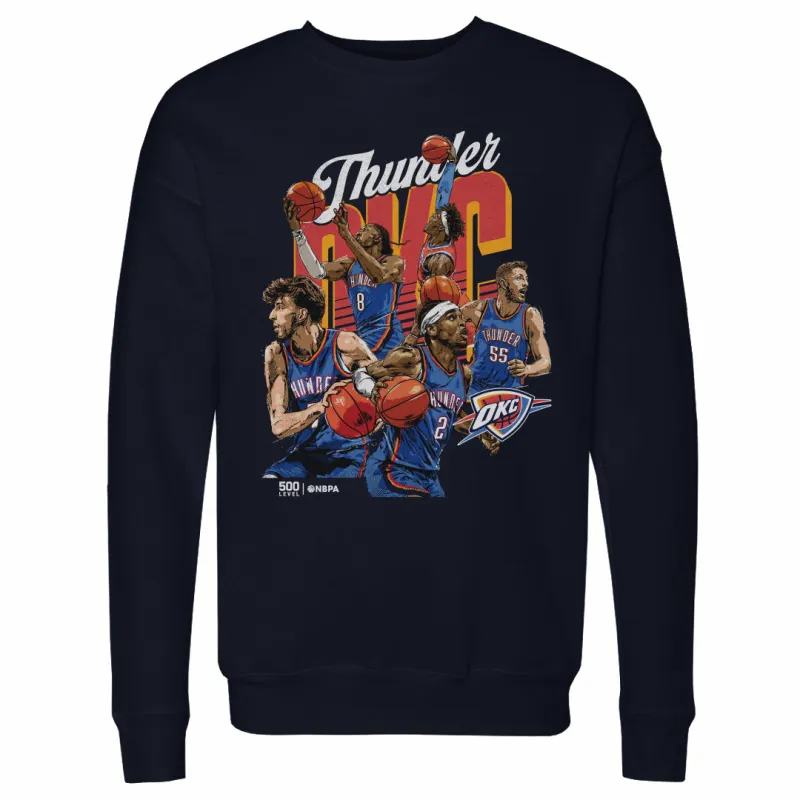 Oklahoma City Thunder Starting 5 WHT sold by 500 Level
