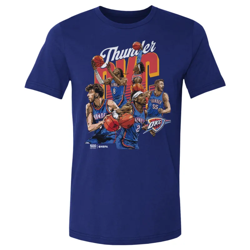 Oklahoma City Thunder Starting 5 WHT sold by 500 Level