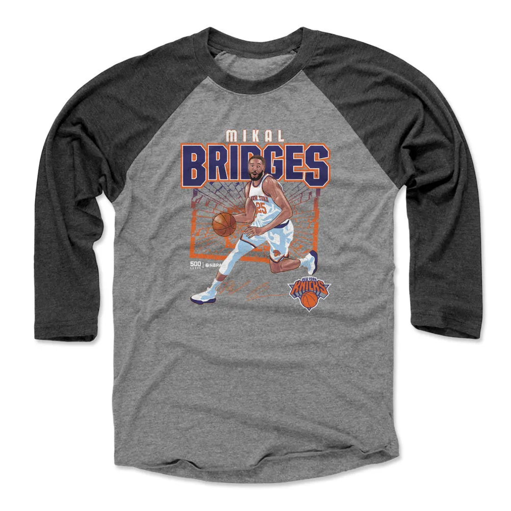 Mikal Bridges New York Knicks Shattered WHT sold by 500 Level product image thumbnail 2