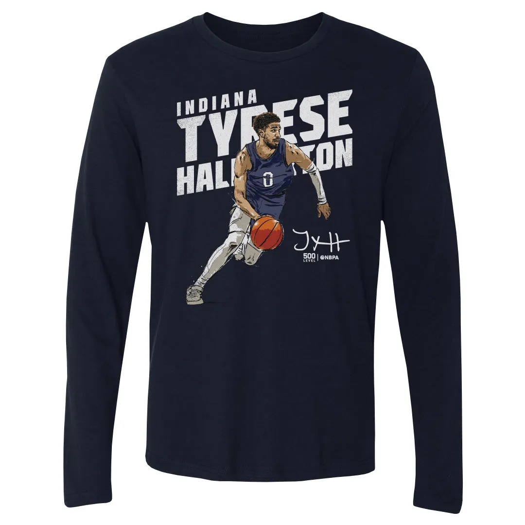 Tyrese Haliburton Indiana Slant WHT sold by 500 Level