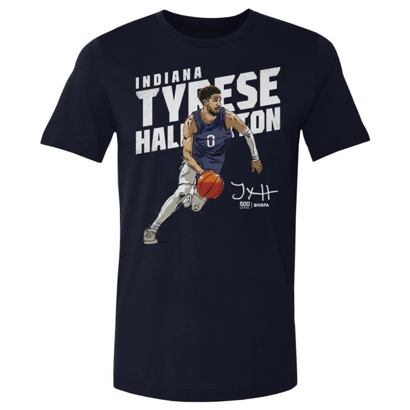 Tyrese Haliburton Indiana Slant WHT sold by 500 Level