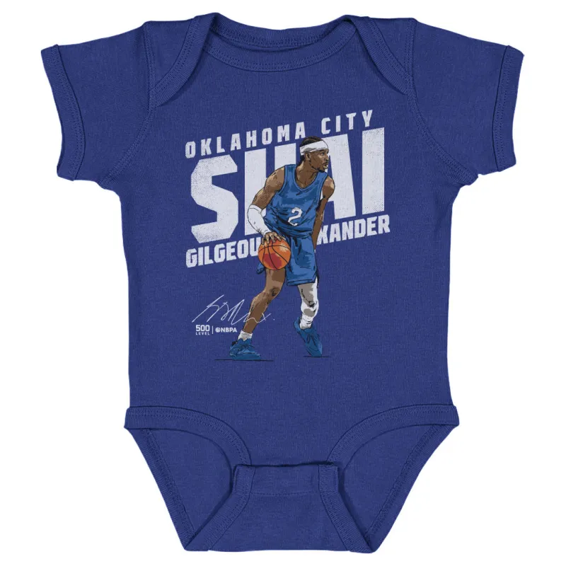 Shai Gilgeous-Alexander Oklahoma City Slant WHT sold by 500 Level