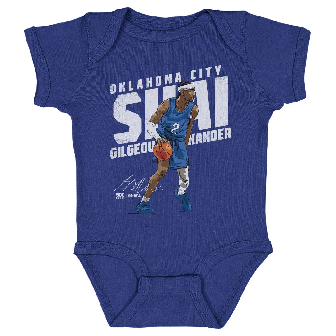 Shai Gilgeous-Alexander Oklahoma City Slant WHT sold by 500 Level