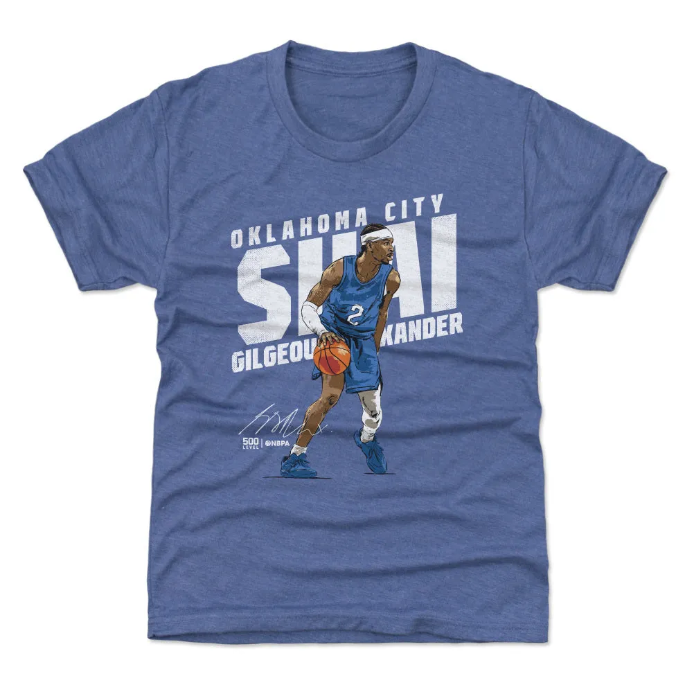 Shai Gilgeous-Alexander Oklahoma City Slant WHT sold by 500 Level product image thumbnail 3