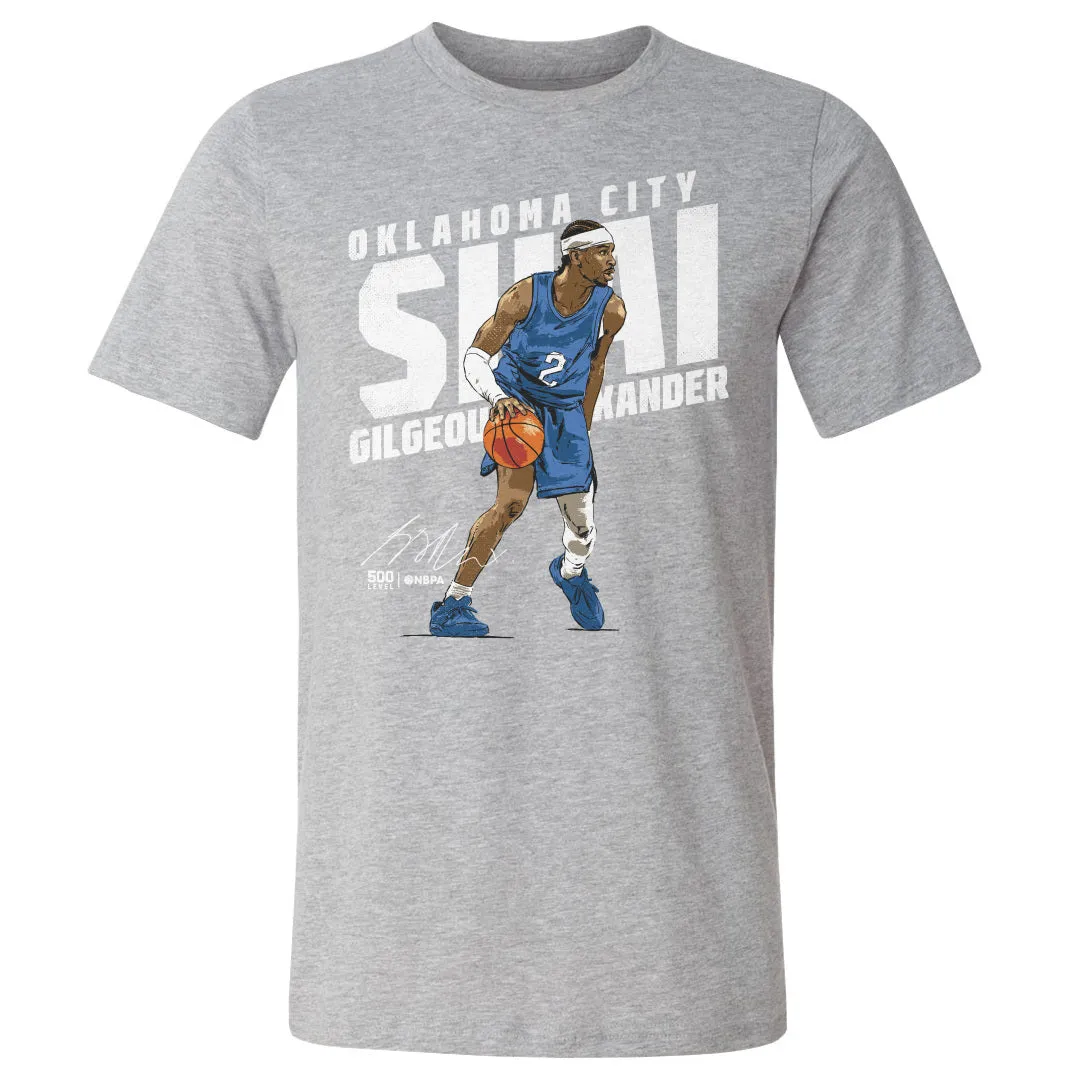 Shai Gilgeous-Alexander Oklahoma City Slant WHT sold by 500 Level