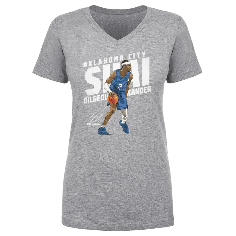 Shai Gilgeous-Alexander Oklahoma City Slant WHT sold by 500 Level