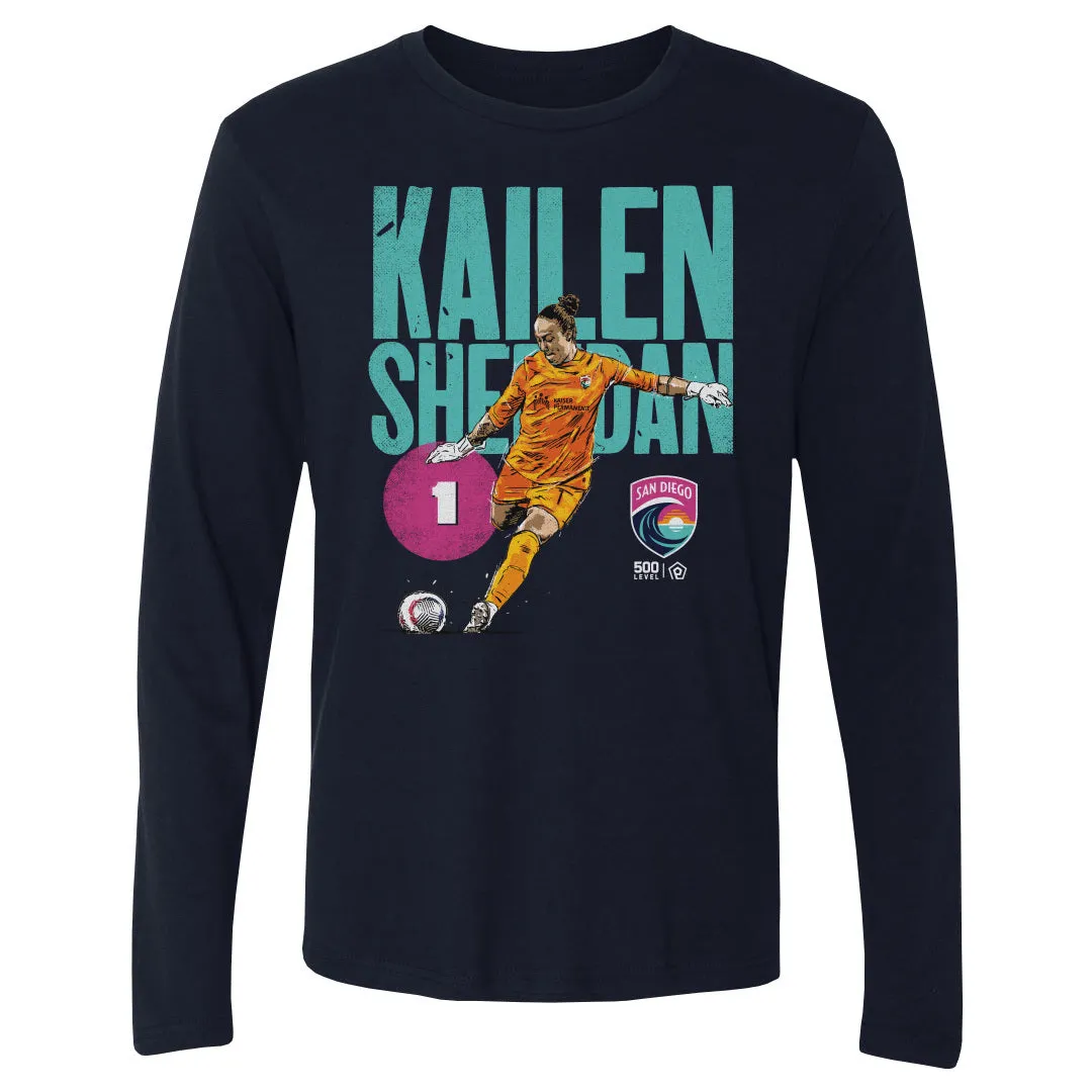 Kailen Sheridan San Diego Wave FC Bold WHT sold by 500 Level