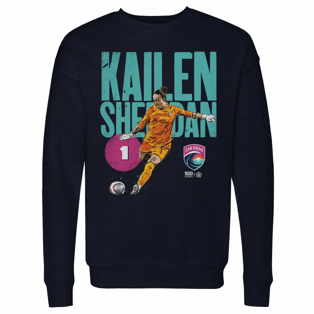 Kailen Sheridan San Diego Wave FC Bold WHT sold by 500 Level