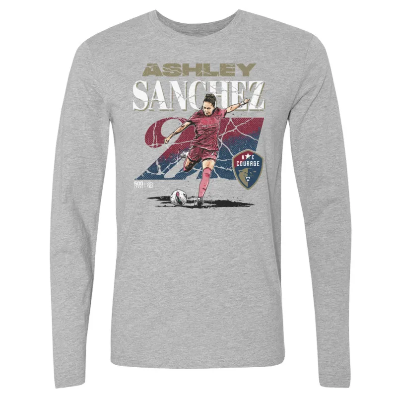 Ashley Sanchez North Carolina Courage Cracked Number WHT sold by 500 Level