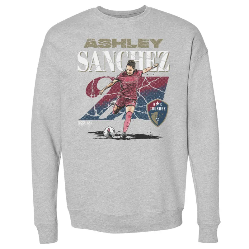 Ashley Sanchez North Carolina Courage Cracked Number WHT sold by 500 Level