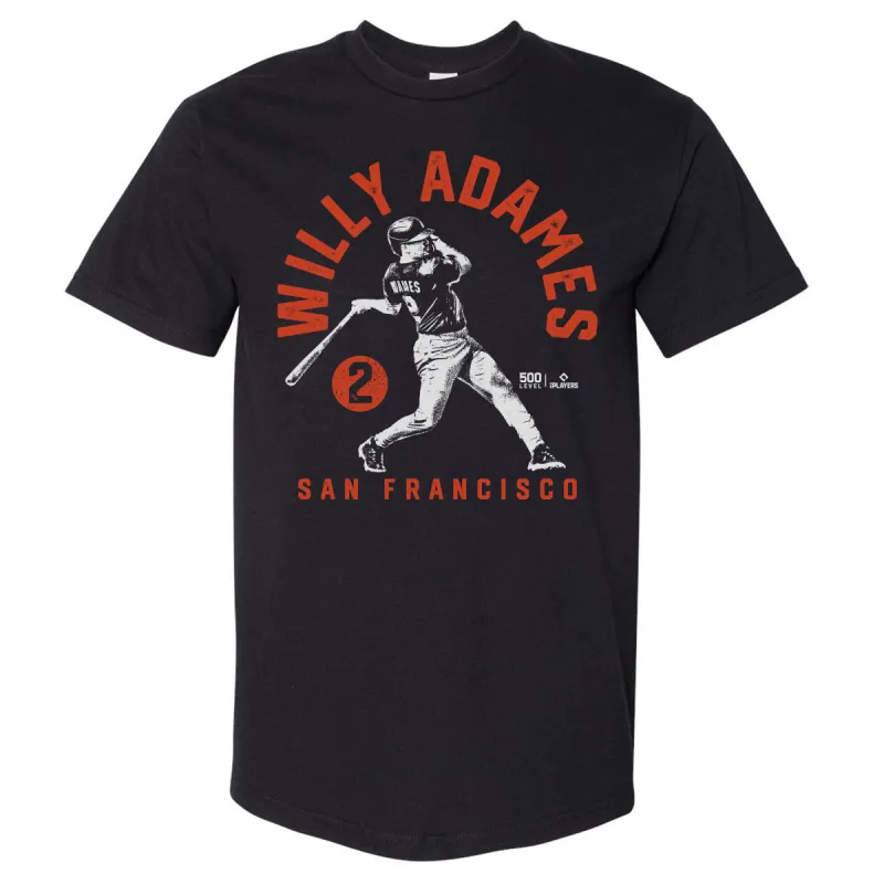 Willy Adames San Francisco Retro Arch WHT sold by 500 Level