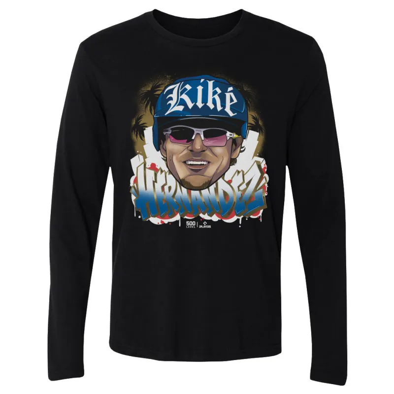 Enrique Hernandez Los Angeles D Graffiti WHT sold by 500 Level