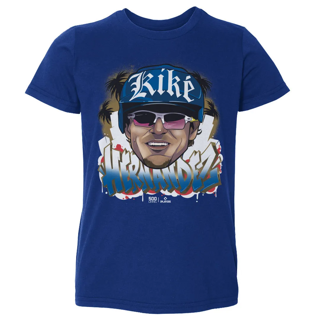 Enrique Hernandez Los Angeles D Graffiti WHT sold by 500 Level