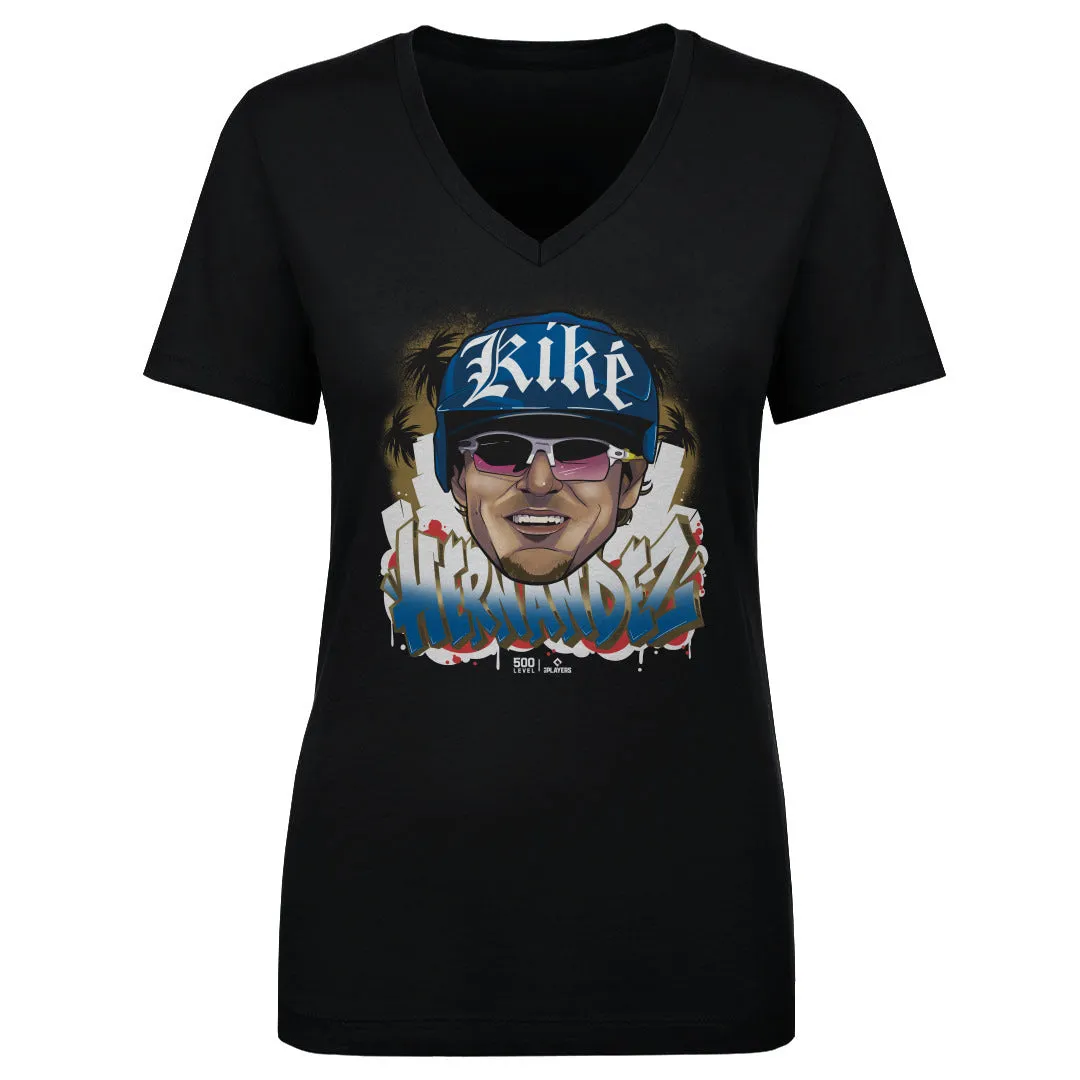 Enrique Hernandez Los Angeles D Graffiti WHT sold by 500 Level
