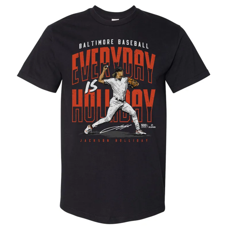 Jackson Holliday Baltimore Everyday Is Holliday WHT sold by 500 Level