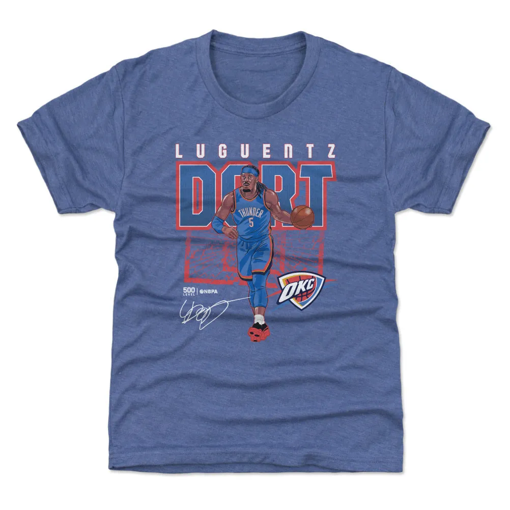 Luguentz Dort Oklahoma City Thunder Shattered WHT sold by 500 Level