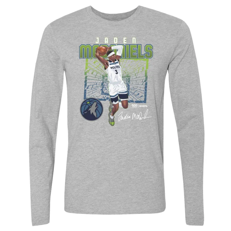 Jaden McDaniels Minnesota Timberwolves Shattered WHT sold by 500 Level