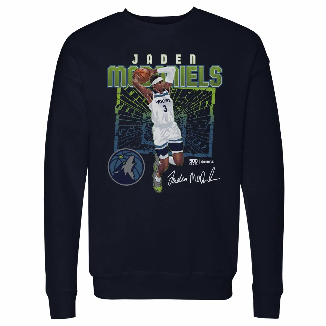 Jaden McDaniels Minnesota Timberwolves Shattered WHT sold by 500 Level