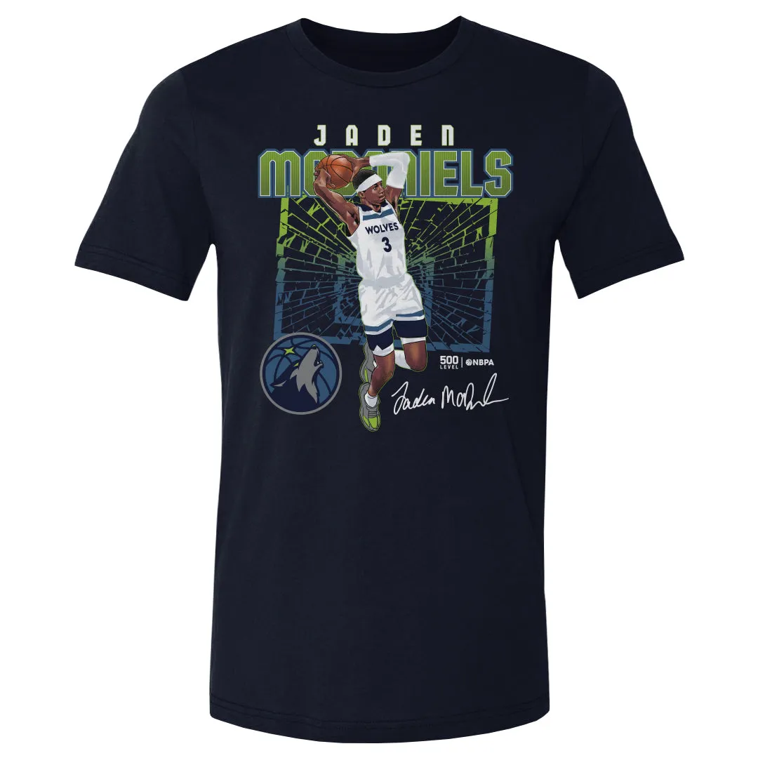 Jaden McDaniels Minnesota Timberwolves Shattered WHT sold by 500 Level