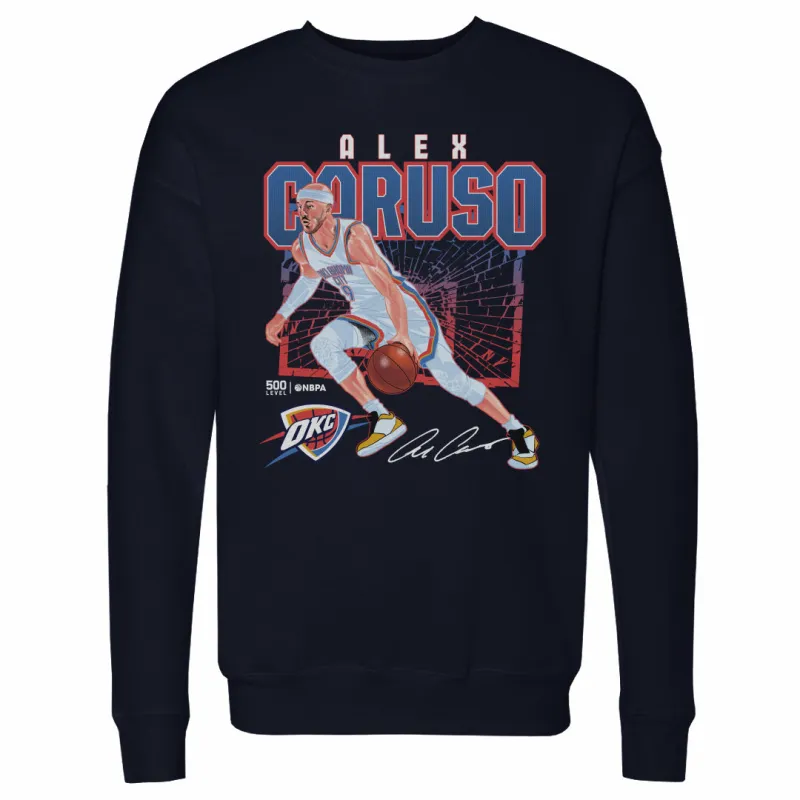 Alex Caruso Oklahoma City Thunder Shattered WHT sold by 500 Level