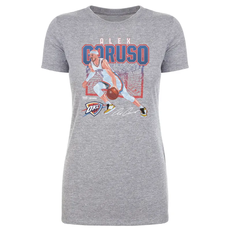 Alex Caruso Oklahoma City Thunder Shattered WHT sold by 500 Level