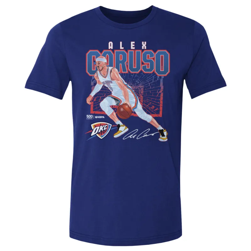 Alex Caruso Oklahoma City Thunder Shattered WHT sold by 500 Level